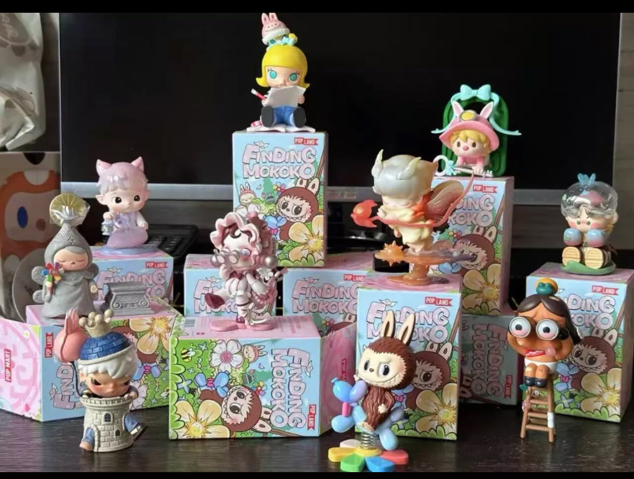 A-4 POP MART POP LAND Finding MOKOKO Series Blind Box Confirmed Figure Toys Hot!