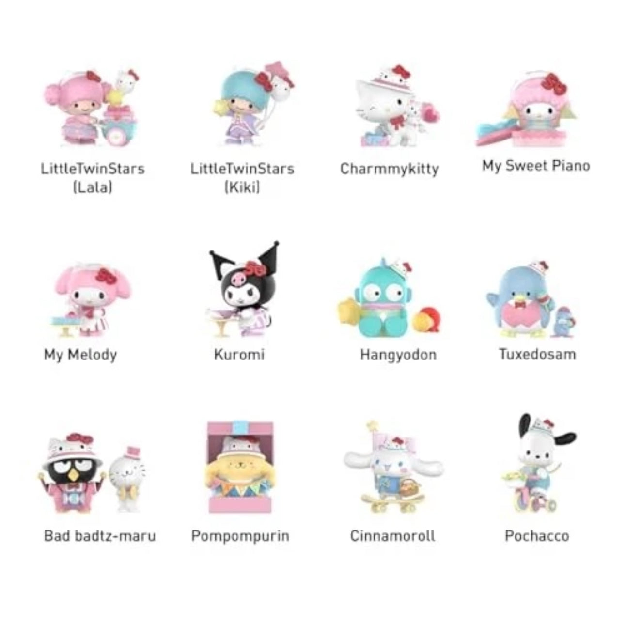 A-2 Authentic POP MART Sanrio Hello Kitty 50th Anniversary Series Blind Box Figure