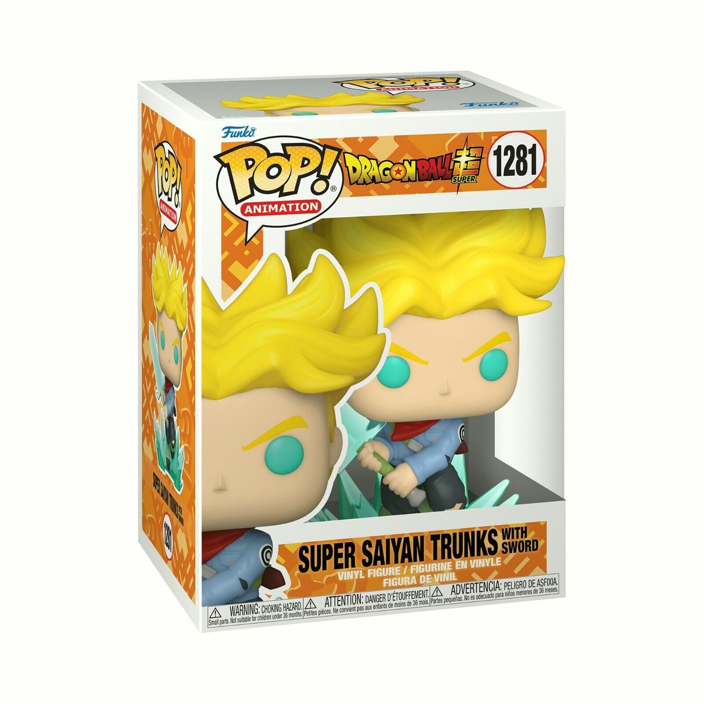 B1 - Funko Pop Animation Dragonball Super Super Saiyan Trunks with Sword #1281