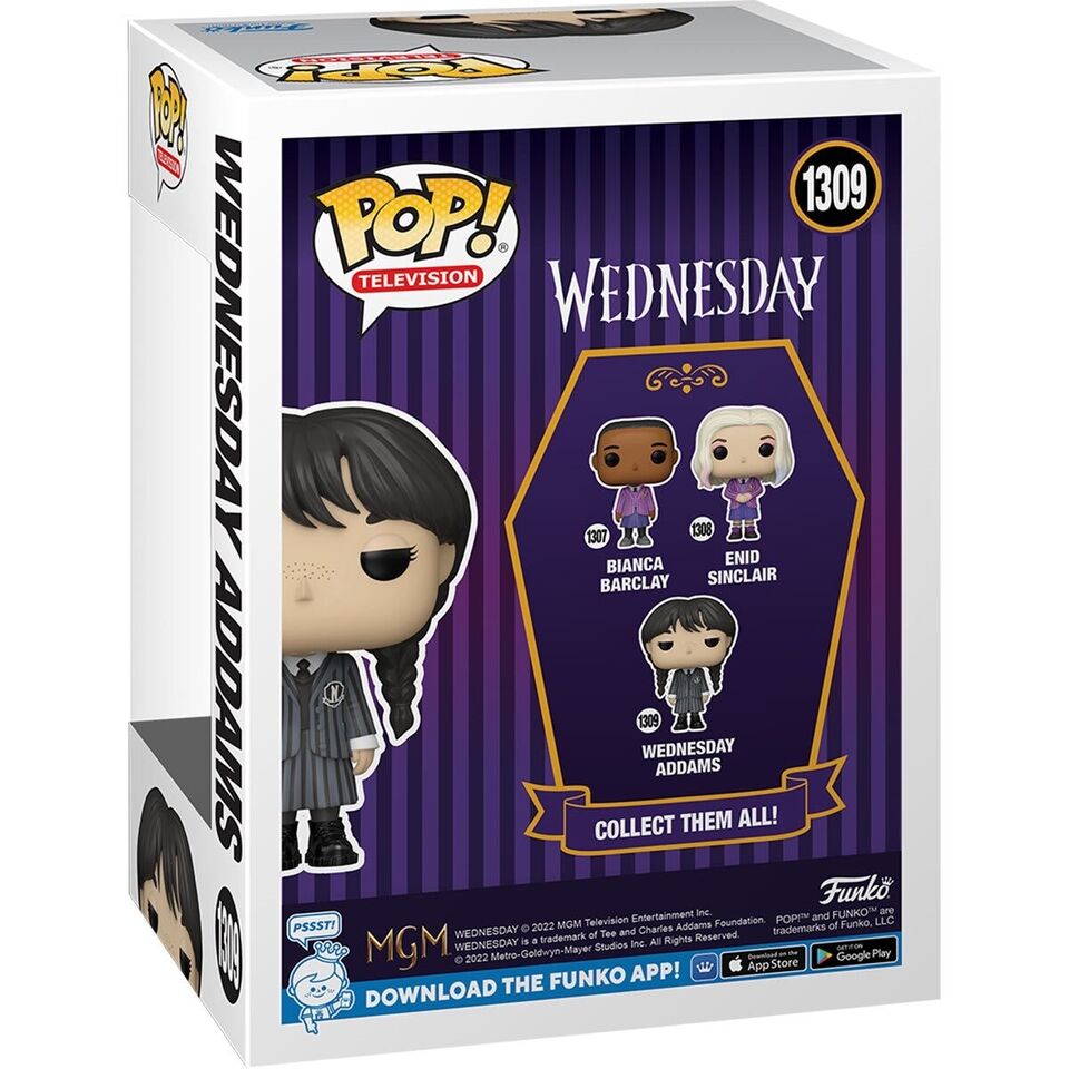 B1- Funko POP! Television: Wednesday - Wednesday Addams #1309