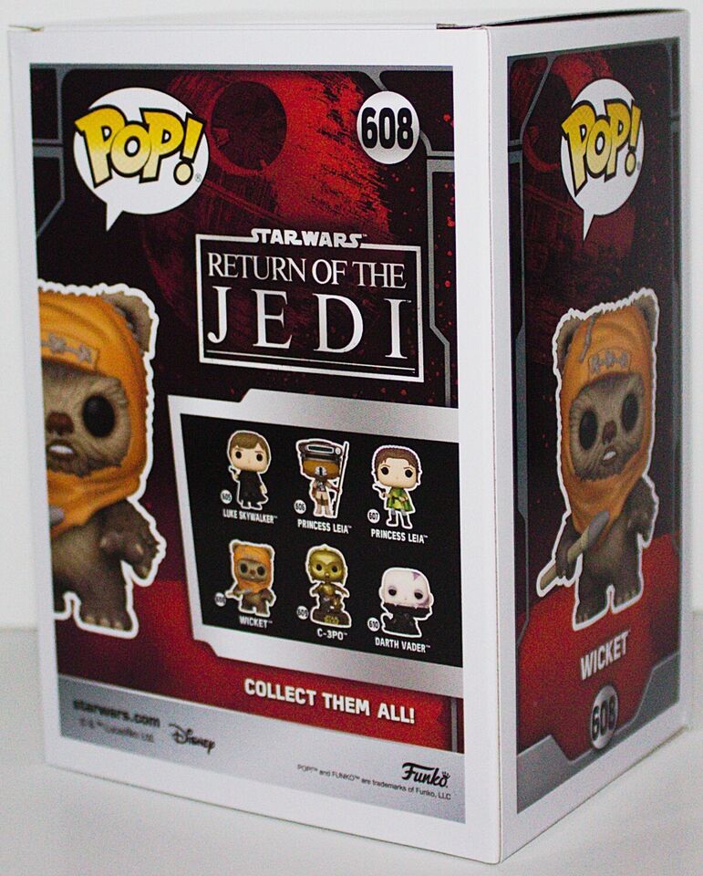 B1 - FUNKO POP! STAR WARS: Return of the Jedi 40th - Wicket Vinyl Figure Mint