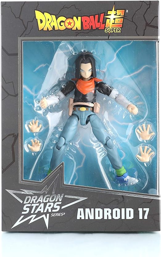 B1- Dragon Ball Super - Dragon Stars - Android 17, 6.5" Action Figure
