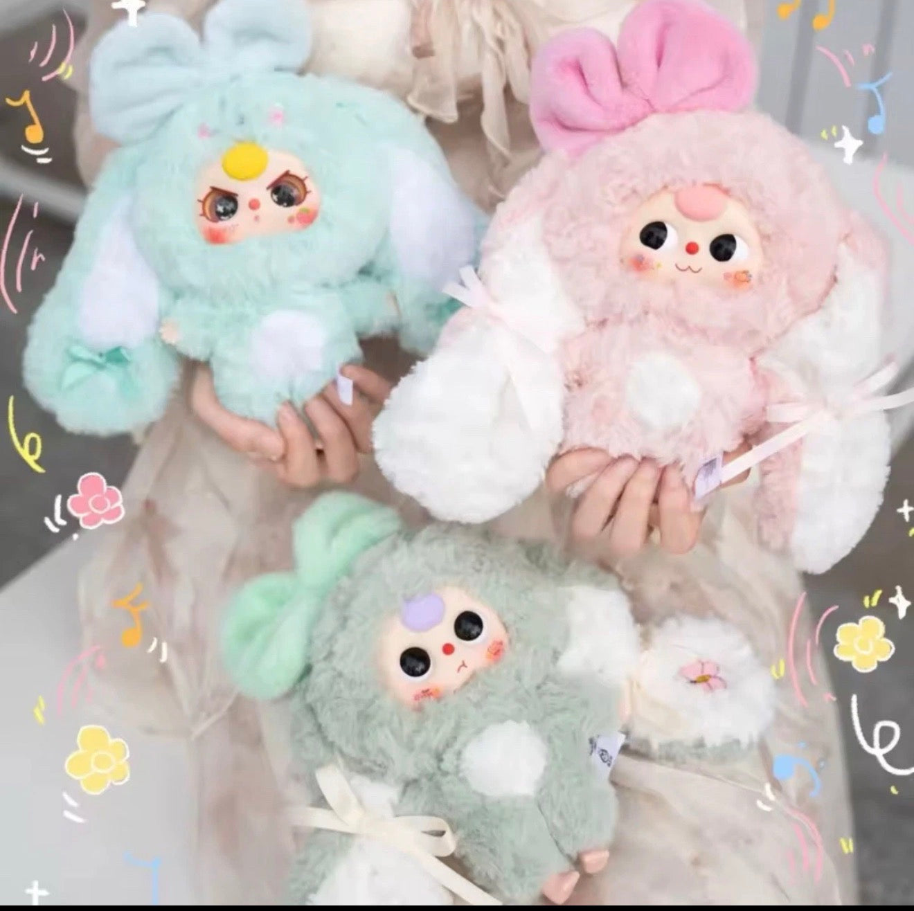B-1 Baby Three - Bunny Return Plush Blind Box - Cureplaneta