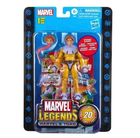 B1- Marvel Legends 20th Anniversary Retro Toad 6" AF X-Men Bro of Mutants  HASBRO