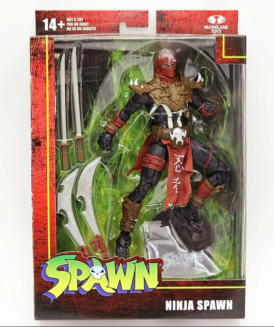 B1-McFarlane SPAWN  * NINJA SPAWN  7" Figure New In Box