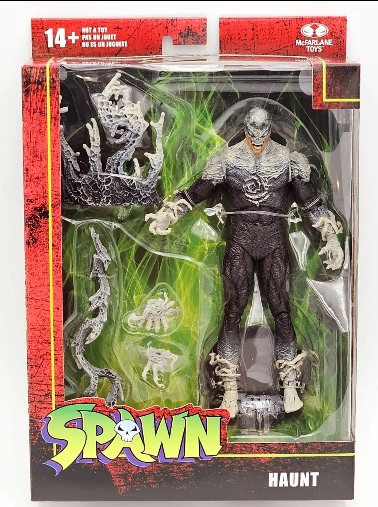 B1- McFarlane Toys Spawn HAUNT Comics 7 inch Action Figure New & Sealed Box