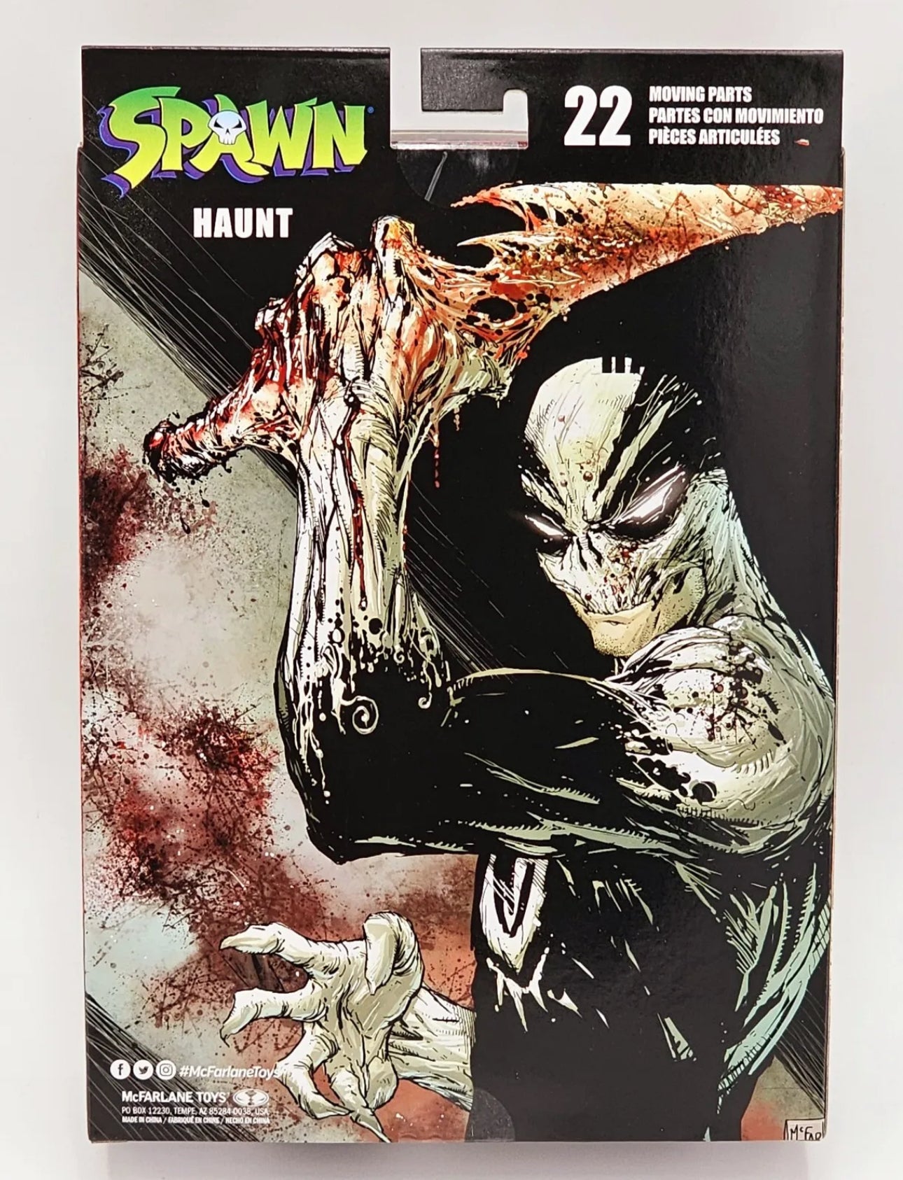 B1- McFarlane Toys Spawn HAUNT Comics 7 inch Action Figure New & Sealed Box