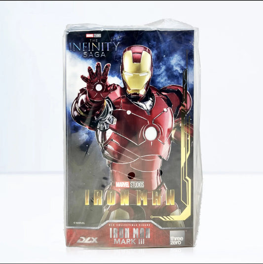 B1-Marvel Infinity Saga Iron Man Mark III 3 DLX 1/12 Scale Diecast Figure