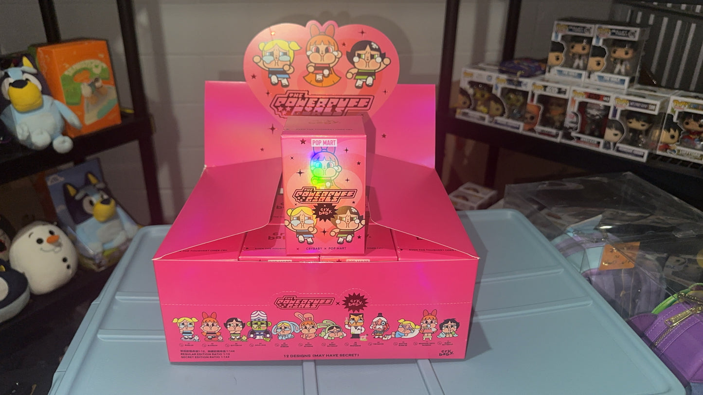 A-3 POP MART CRYBABY The Powerpuff Girls Series Confirmed Blind Box Figure Toys Gift
