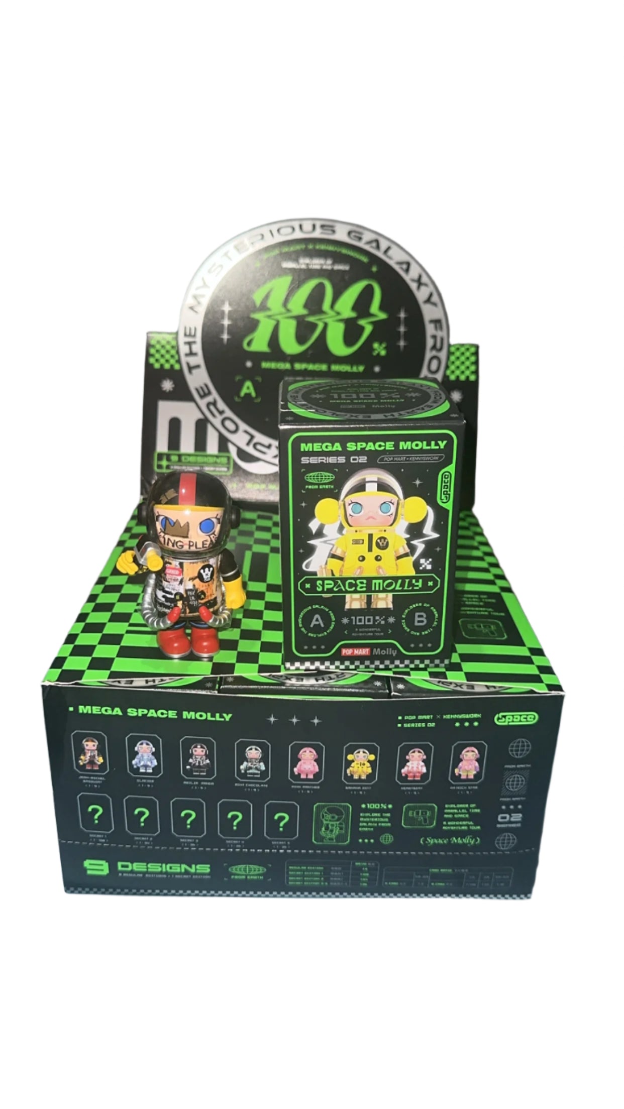 A-4 POP MART Mega Space Molly 100% Series2 Blind Box Figures