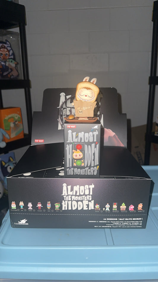 A-4 POP MART Labubu The Monsters Almost Hidden Series Blind Box Confirmed Figure Toy