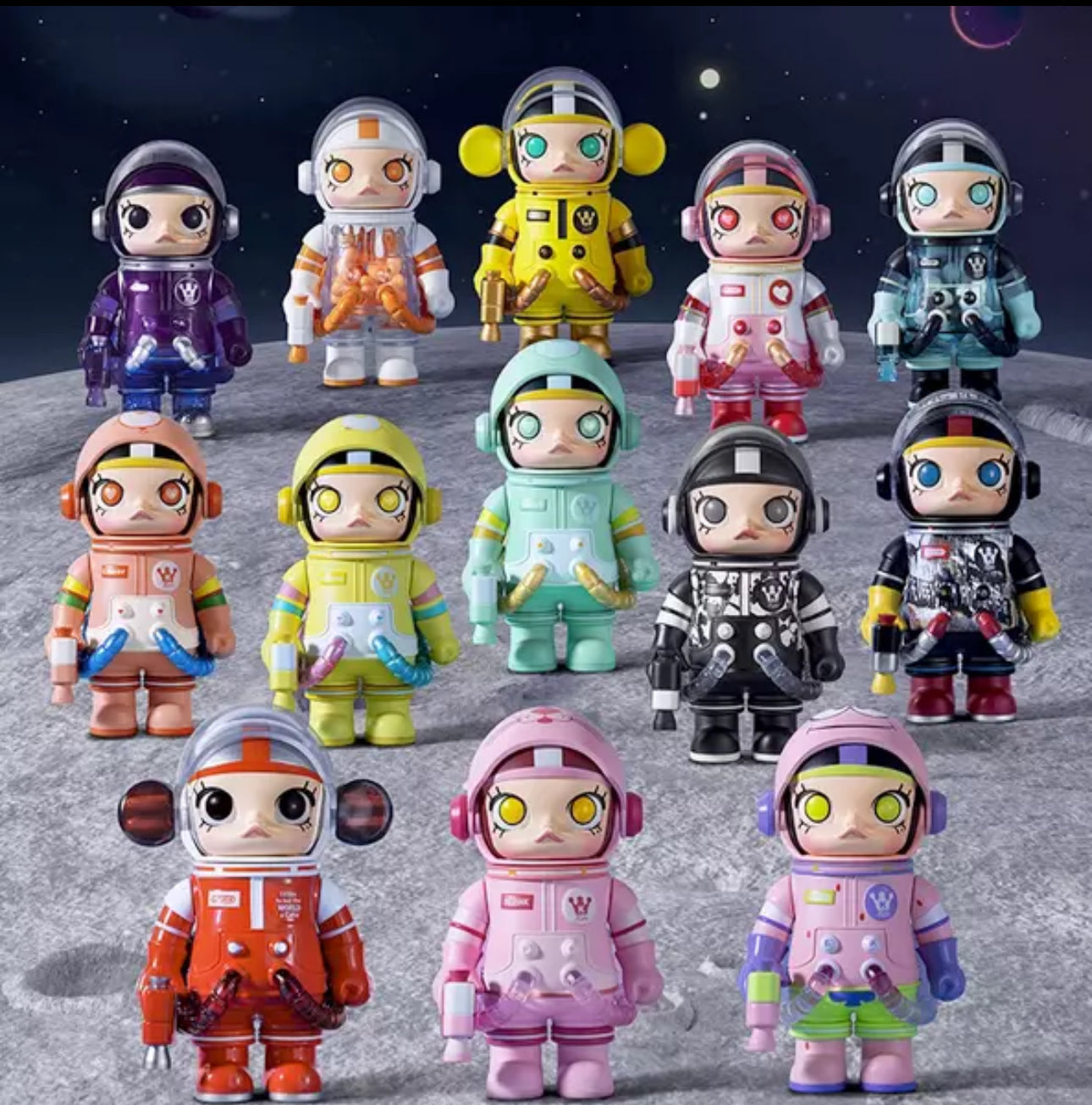 A-4 POP MART Mega Space Molly 100% Series2 Blind Box Figures