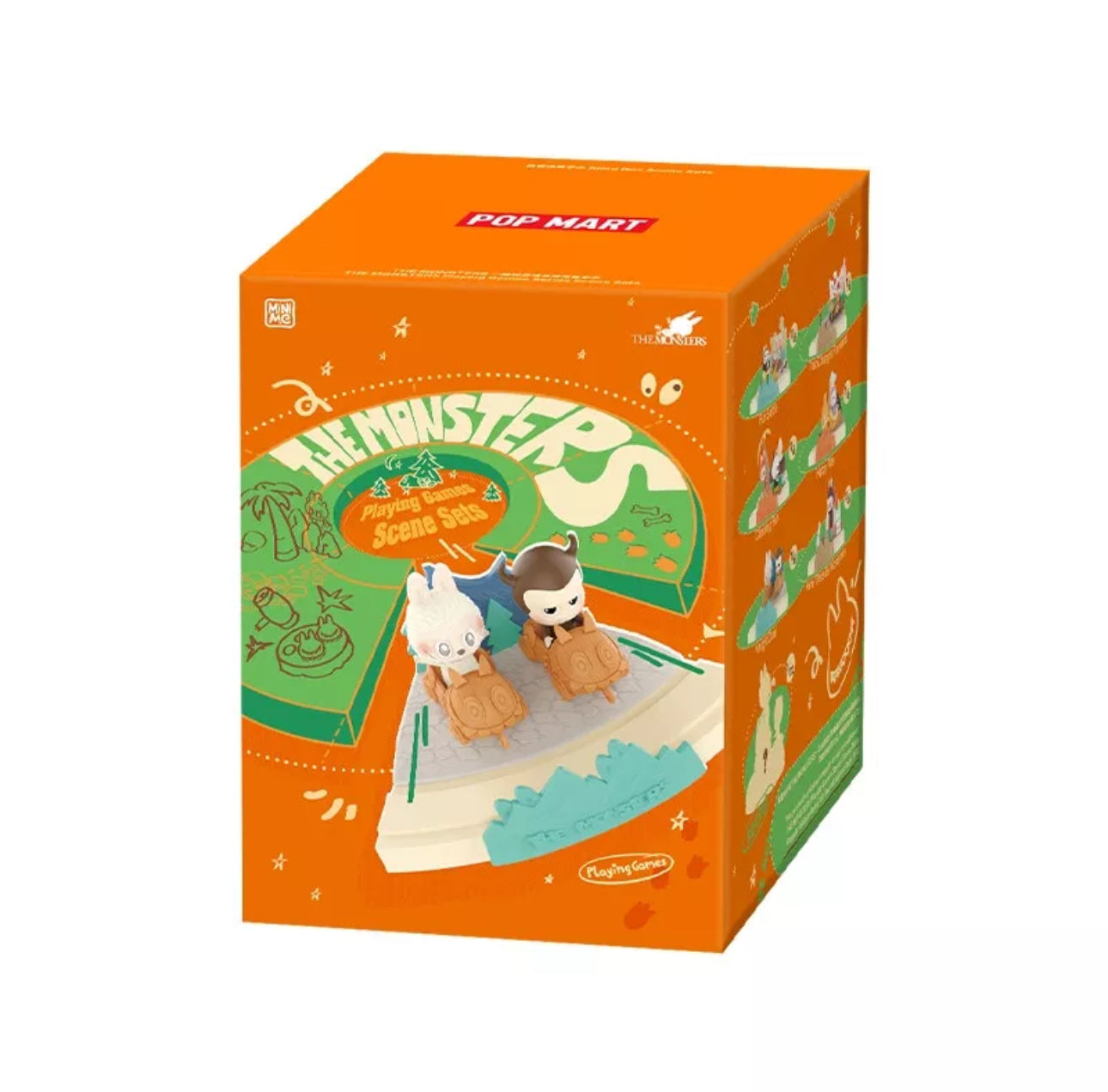 A-4 POPMART LABUBU THE MONSTERS Playing Game Scene Series (1 Blind Box Figure) Gift