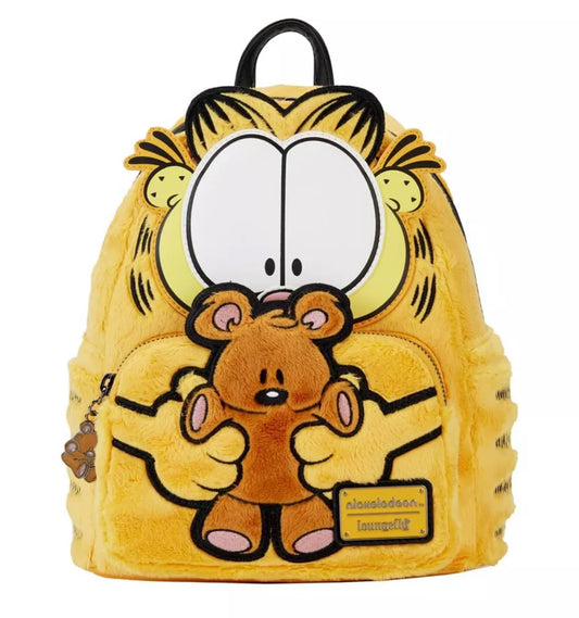 A1 Loungefly Nickelodeon Garfield and Pooky Kids Mini Backpack Multi
