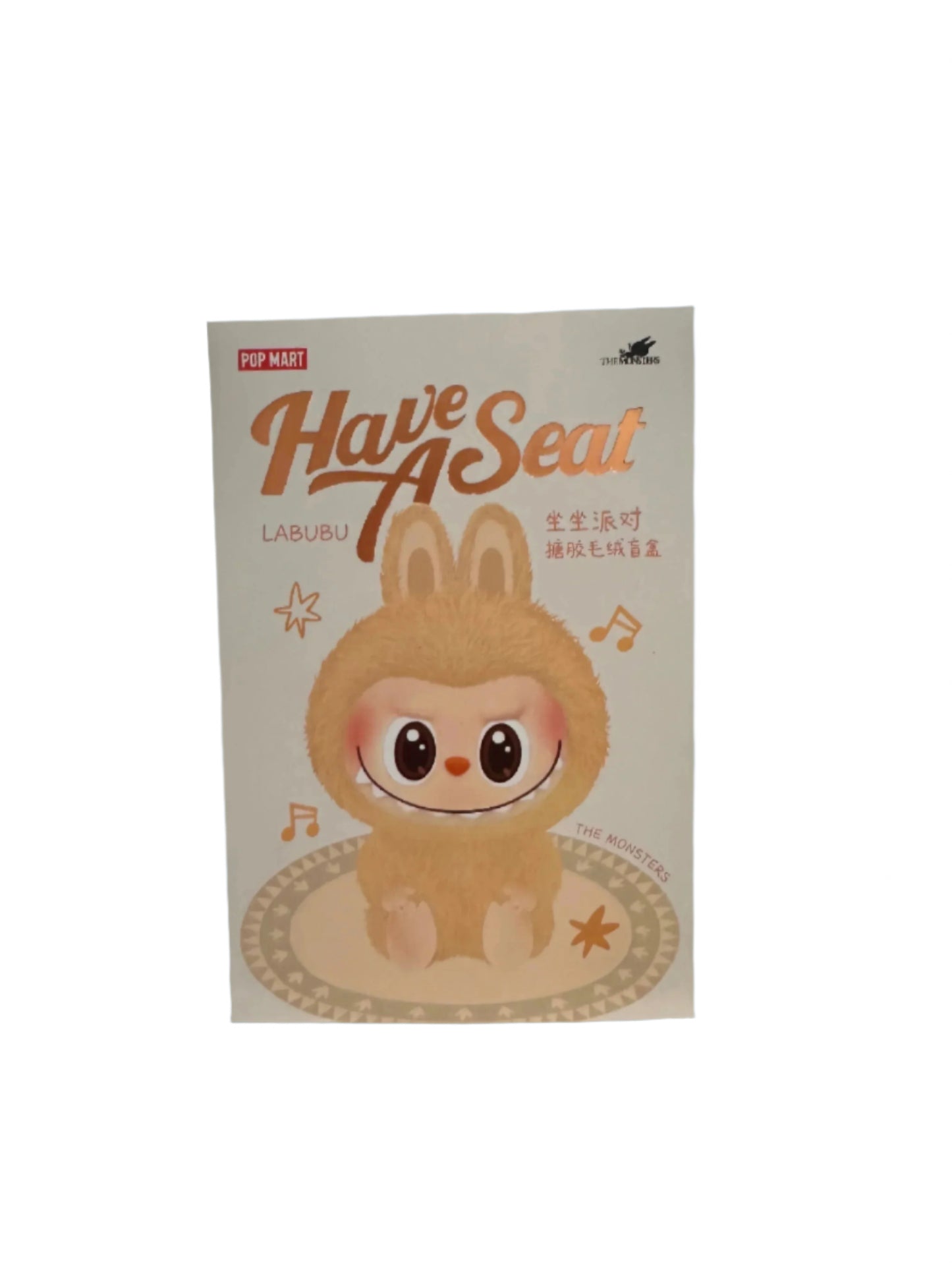 A-1 (Authentic) LABUBU - The Monsters - Have A Seat Vinyl Plush - Duoduo (Secret)