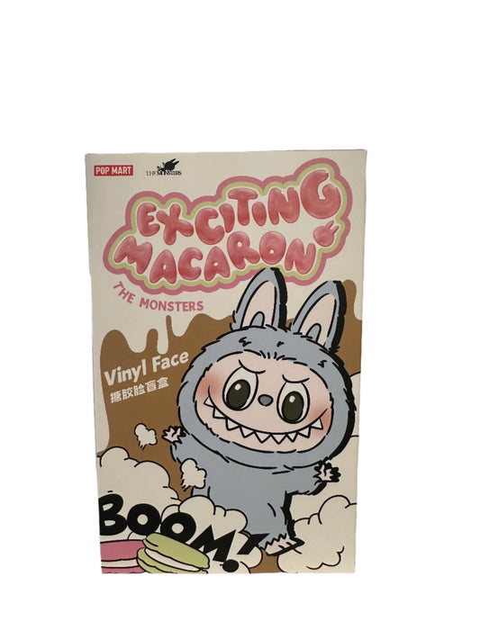 A-1 AUTHENTIC POP MART LABUBU The Monsters Exciting Macaron Pendant Plush Sealed Bag