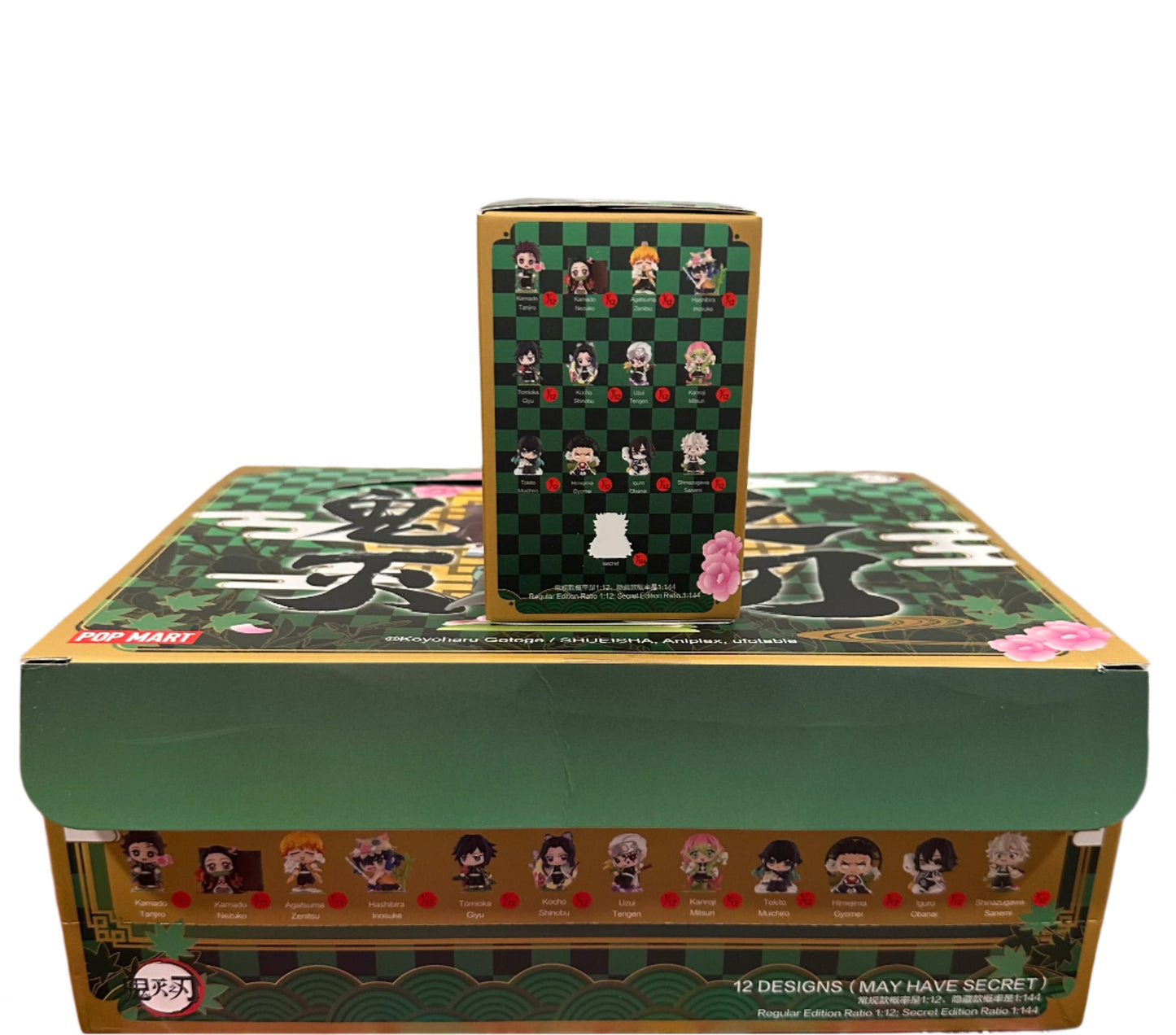 A-4 POP MART Demon Slayer Kimetsu no Yaiba Flower Series Confirmed Blind Box Figure