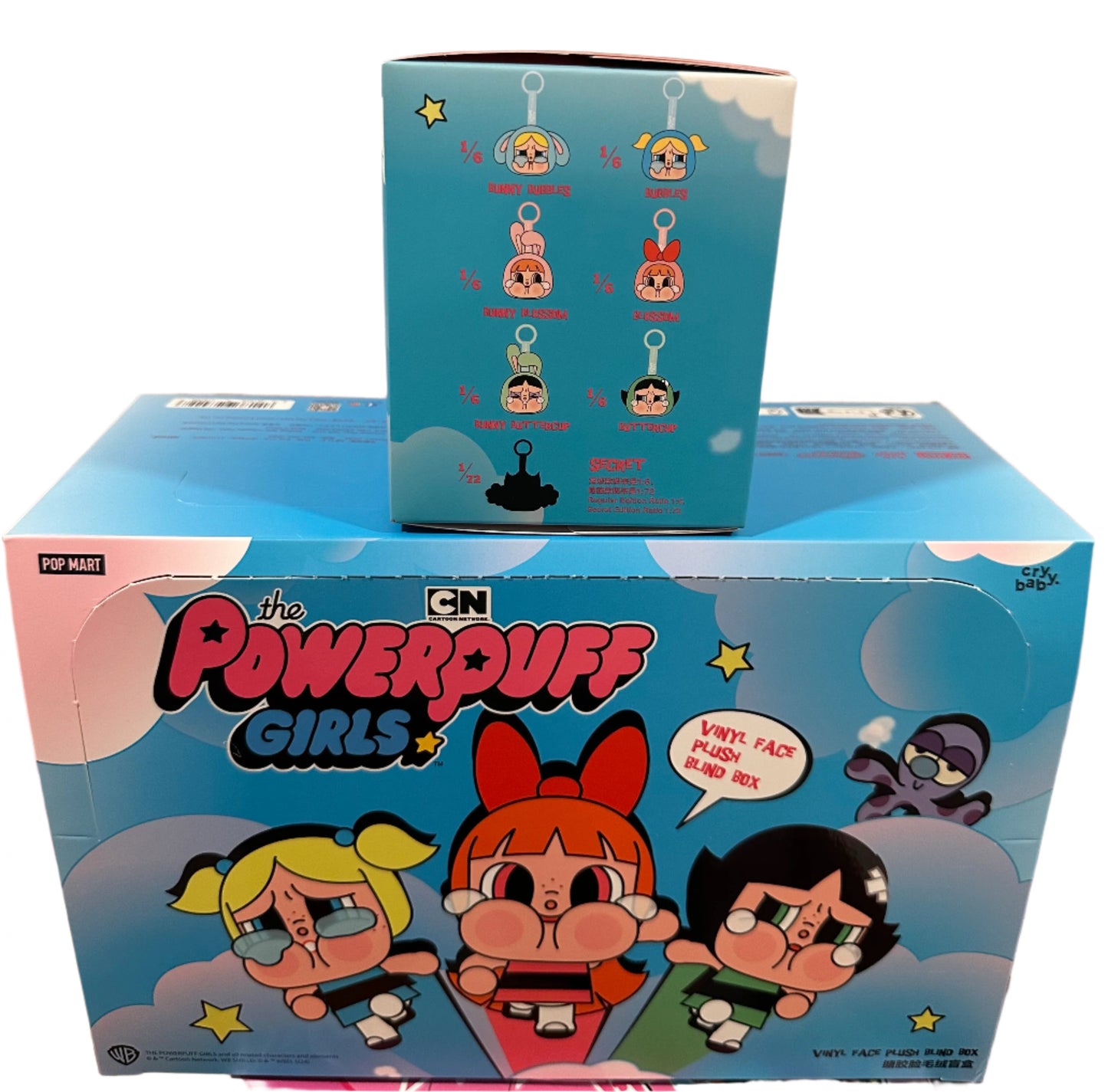 A-2 New Sealed Box POP MART CRYBABY Powerpuff Girls Plush