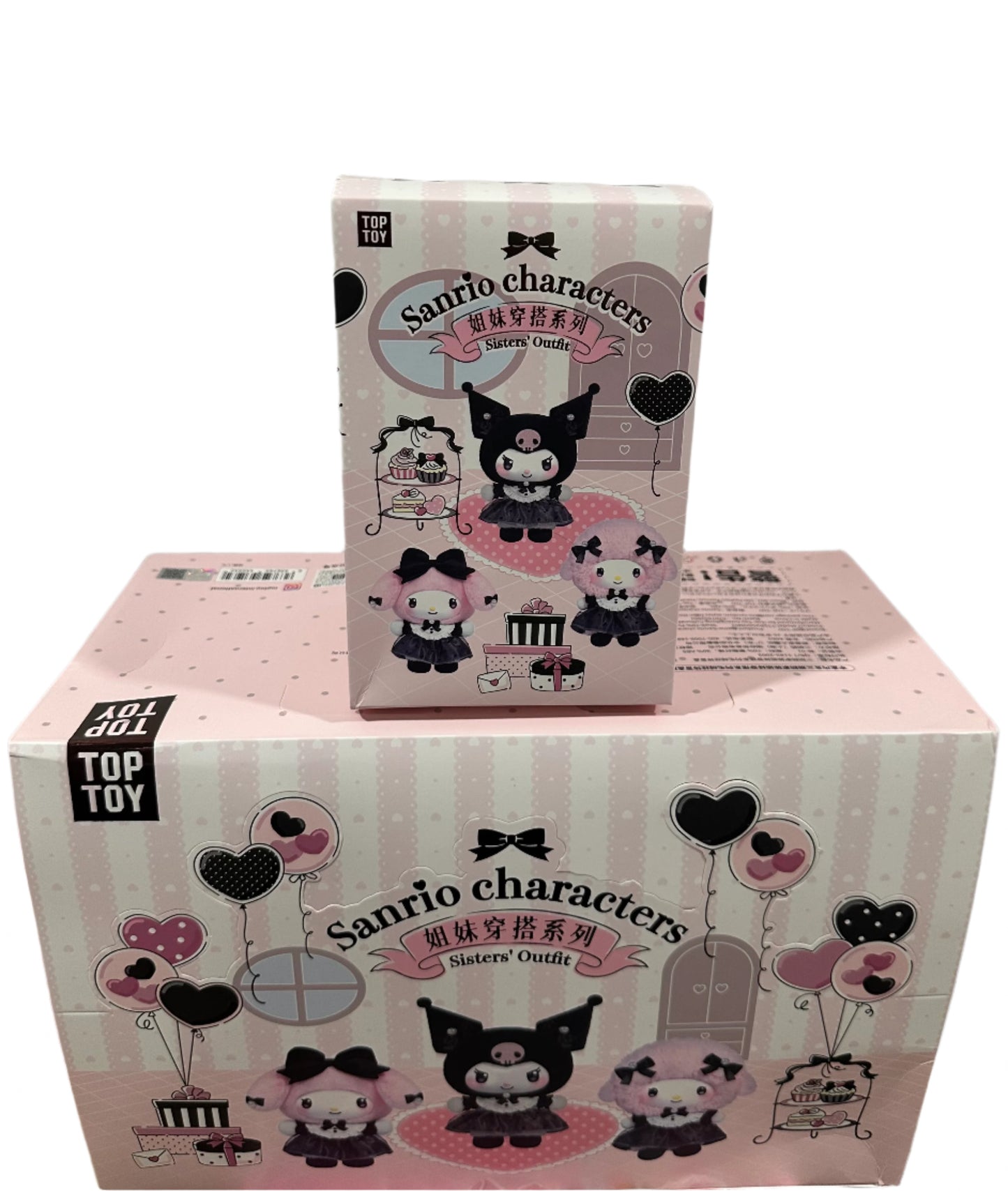 A-4 TOPTOY Sanrio Characters Sisters' outfit Series Blind Box Set of 6 Plush Toy New