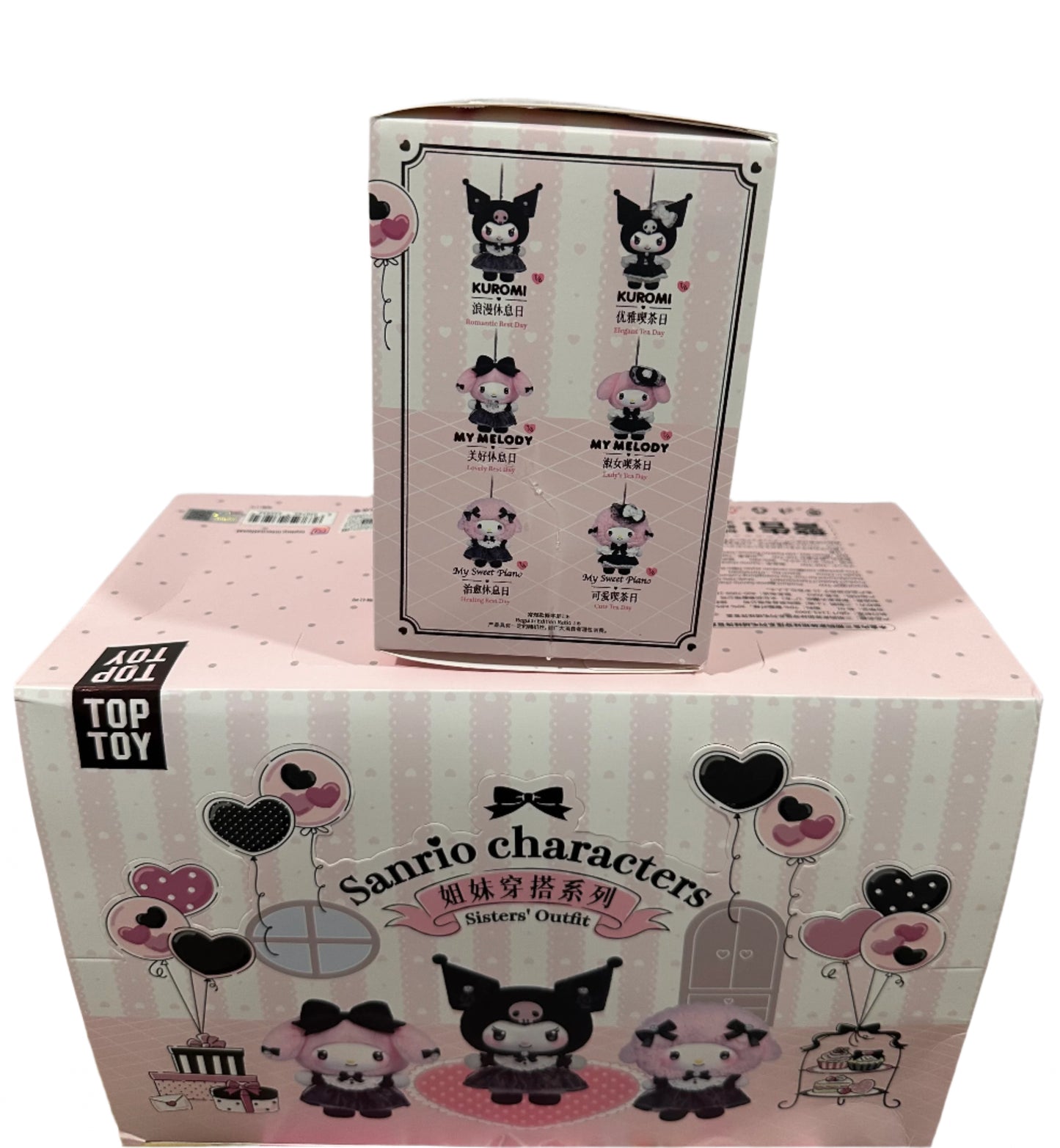 A-4 TOPTOY Sanrio Characters Sisters' outfit Series Blind Box Set of 6 Plush Toy New