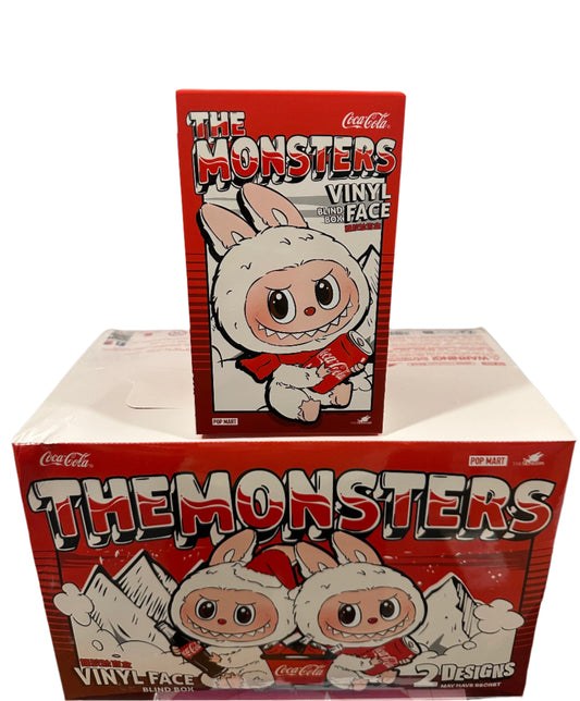 A-1 POP MART THE MONSTERS LABUBU USA COCA-COLA Plush pendant SEALED