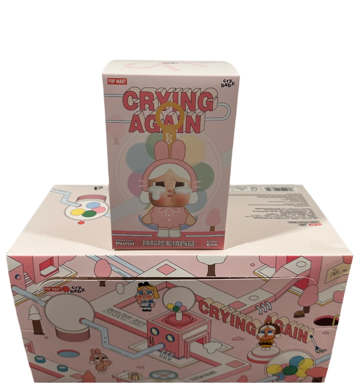 A-4 POP MART Crybaby Crying Again Series Plush Blind Box Random Figure toy Gift