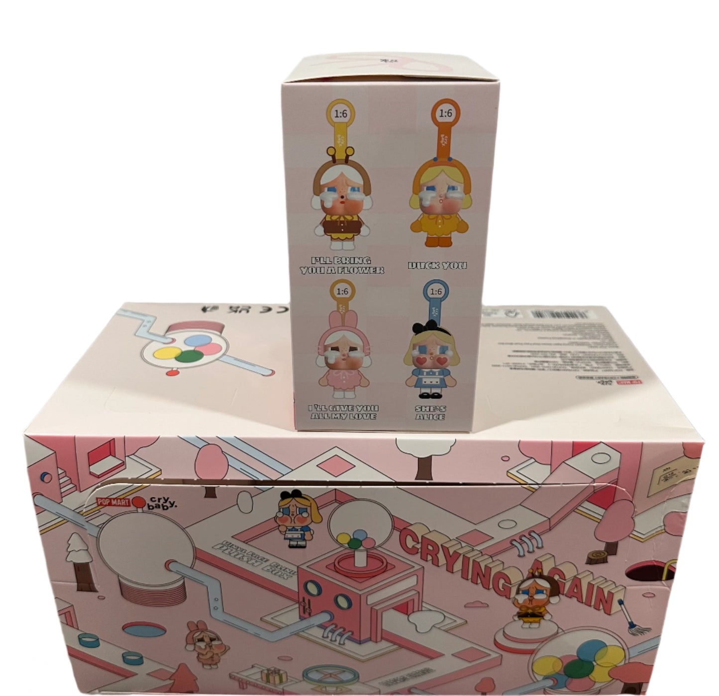 A-4 POP MART Crybaby Crying Again Series Plush Blind Box Random Figure toy Gift