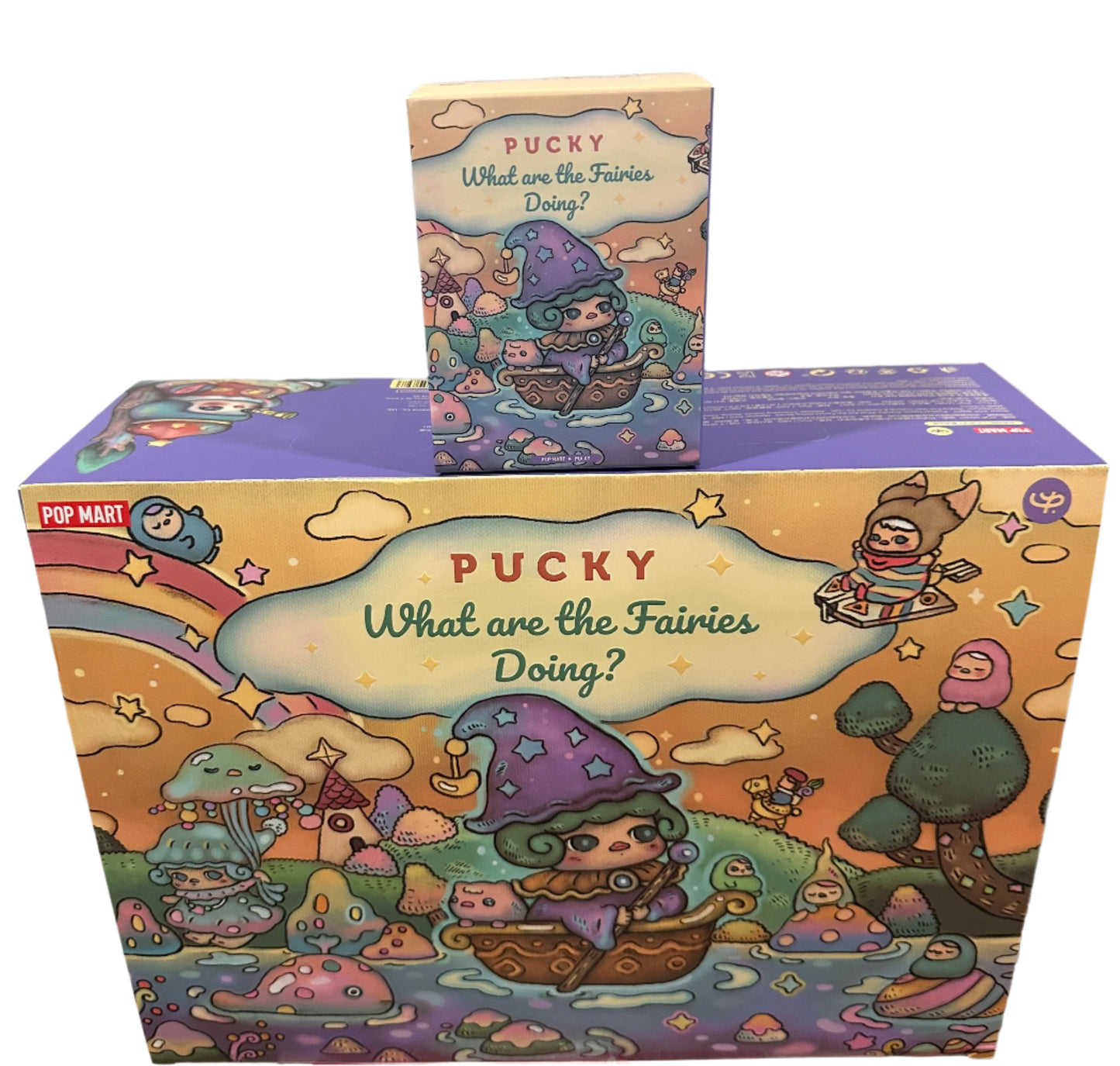 A-4 Pop Mart Pucky What Are The Fairies Doing Series Confirmed Blind Box Toys Gifts