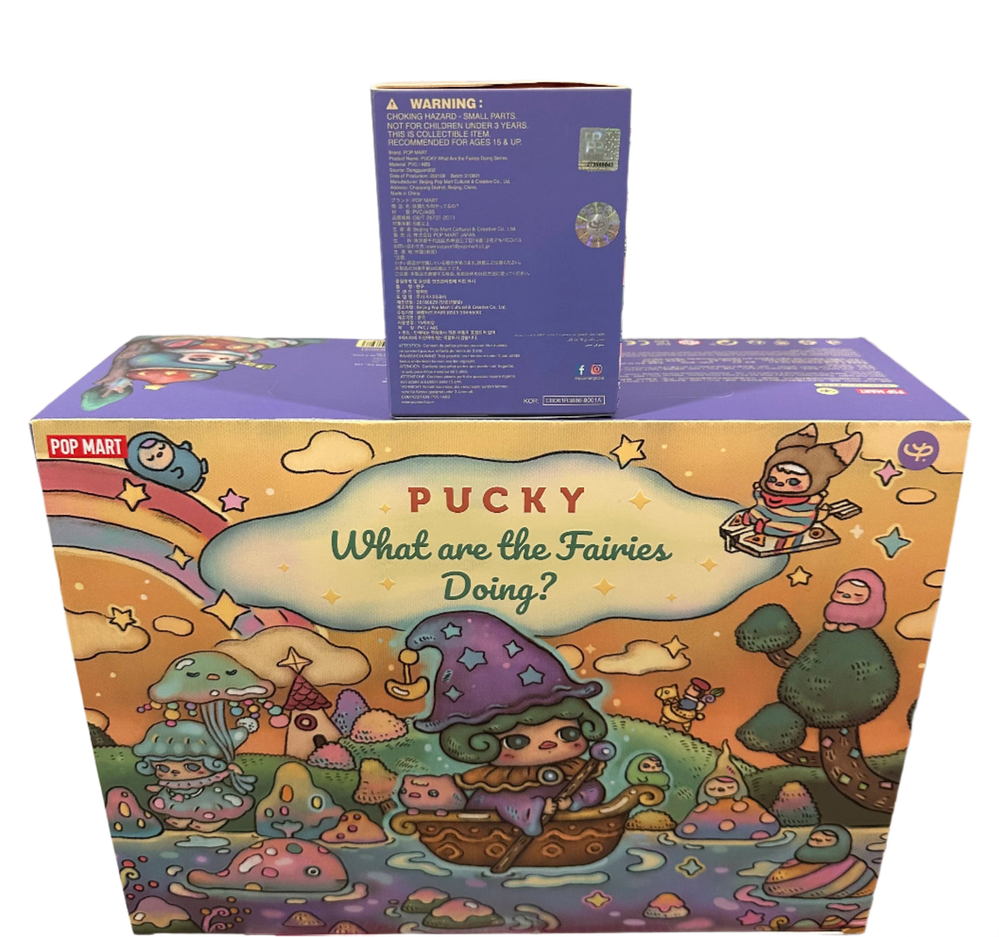 A-4 Pop Mart Pucky What Are The Fairies Doing Series Confirmed Blind Box Toys Gifts