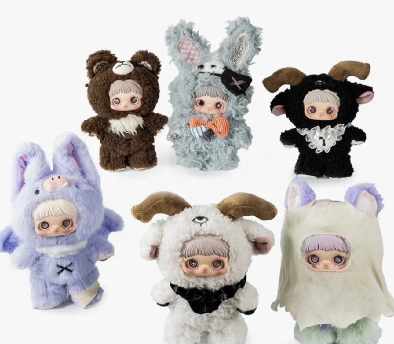 A-4 Genuine Maymei V2 Dark Forest Series Blind Box Plush Figure Set Of 6pcs