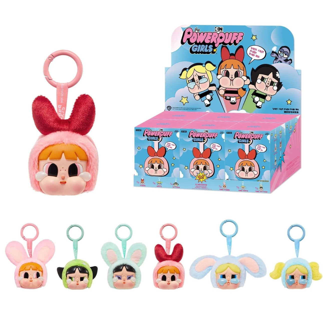 A-2 New Sealed Box POP MART CRYBABY Powerpuff Girls Plush