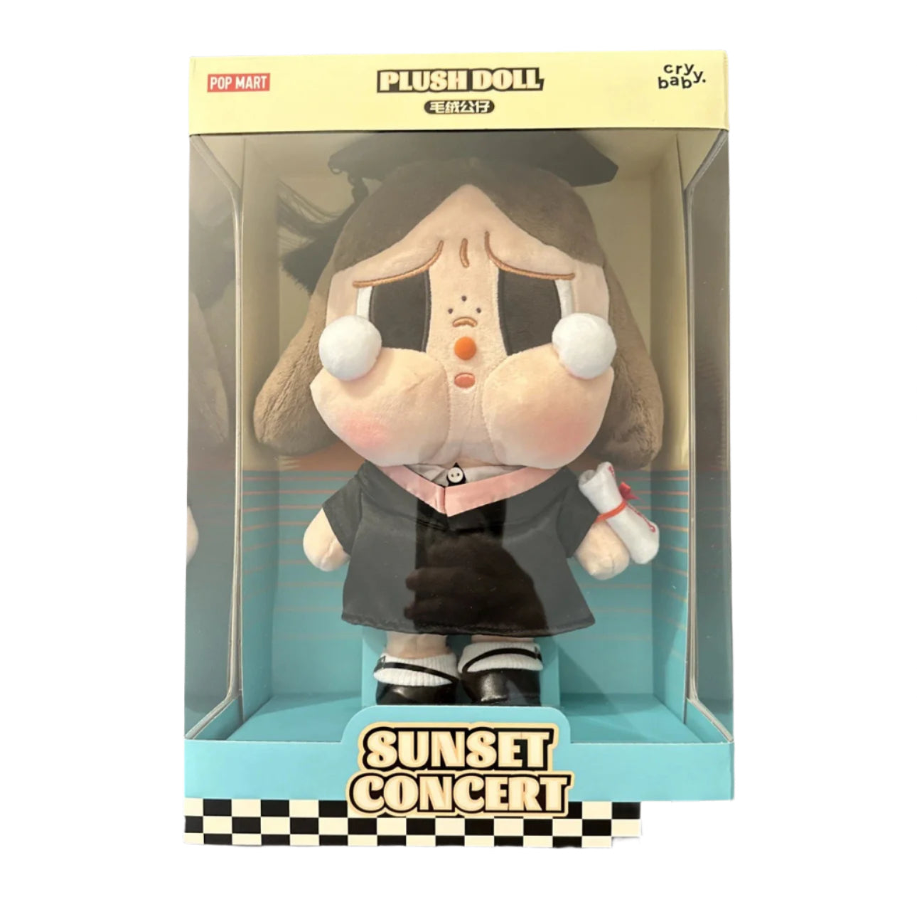 A-4 POPMART CRYBABY Sunset Concert Series-Plush Doll Sealed POP MART Graduation gift