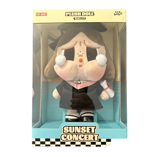 A-4 POPMART CRYBABY Sunset Concert Series-Plush Doll Sealed POP MART Graduation gift