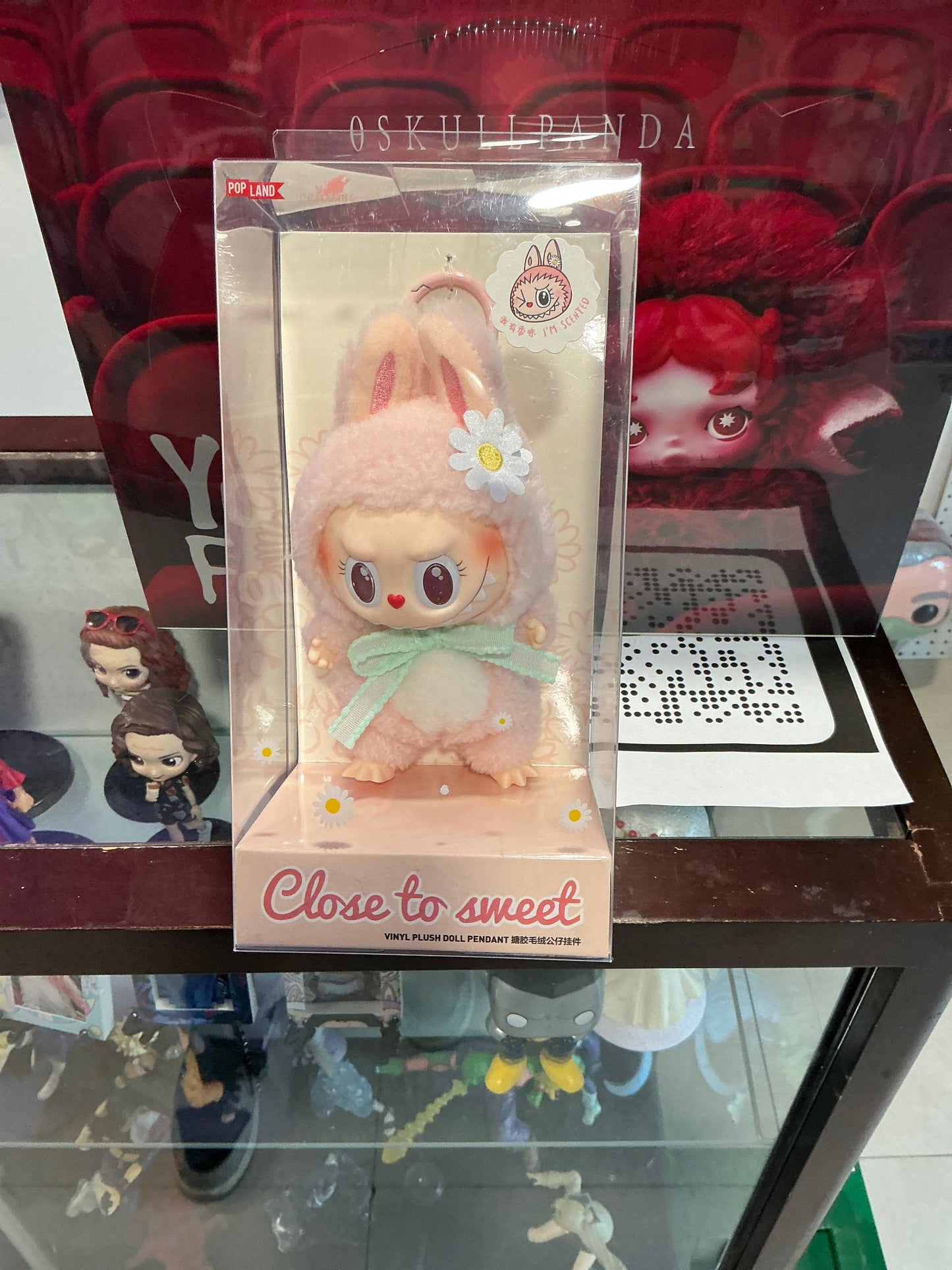 A-1 Pop Mart Labubu Mokoko Close to Sweet Vinyl Plush