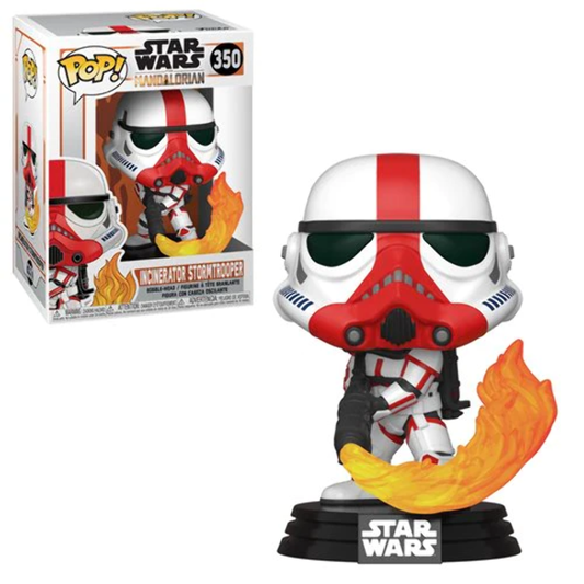 B1- Funko POP! Star Wars: The Mandalorian - Incinerator Stormtrooper #350