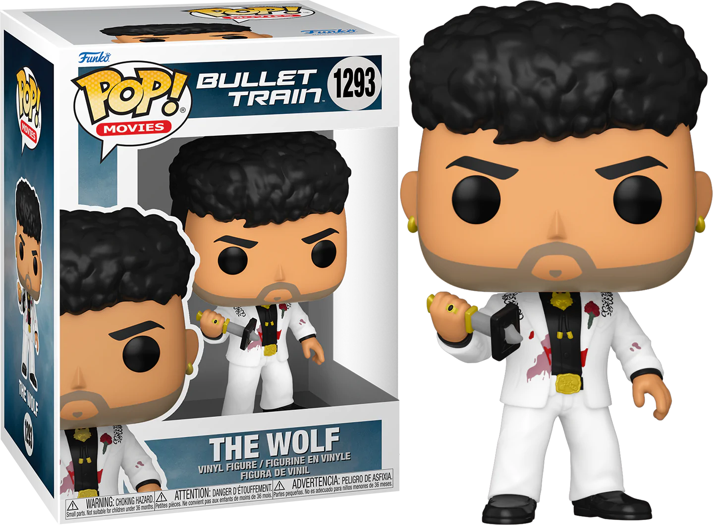 B1 - Funko Pop! The Wolf (Bad Bunny) Pop! Vinyl Figure #1293 Movies Bullet Train