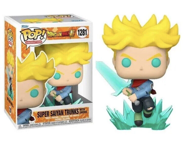B1 - Funko Pop Animation Dragonball Super Super Saiyan Trunks with Sword #1281