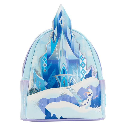 A1 Loungefly Disney Frozen Princess Castle Womens Mini Backpack
