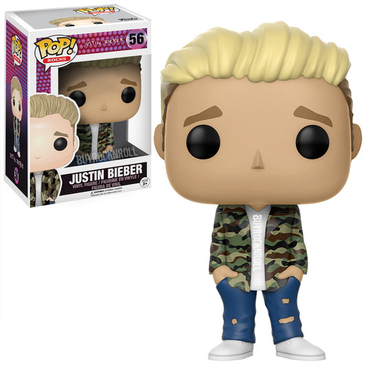 B1- Justin Bieber Collectible Handpicked 2017 Funko POP! Rocks Figure #56