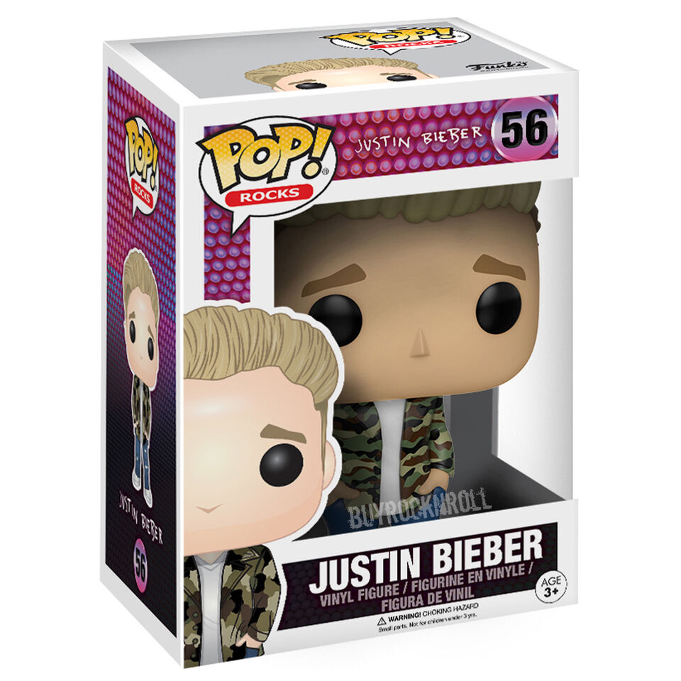 B1- Justin Bieber Collectible Handpicked 2017 Funko POP! Rocks Figure #56