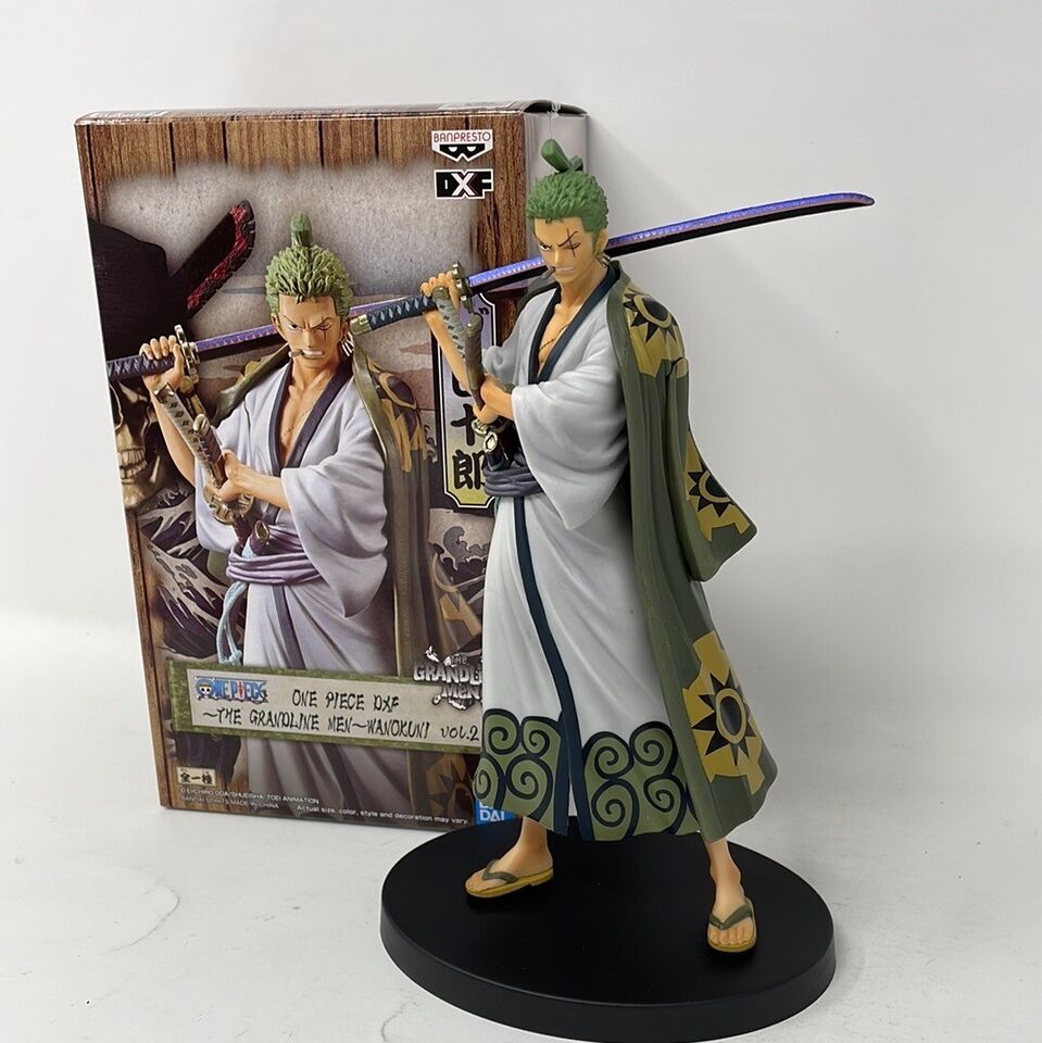 B1- One Piece Zoro The Grandline Men Wanokuni DXF Vol. 2 Statue