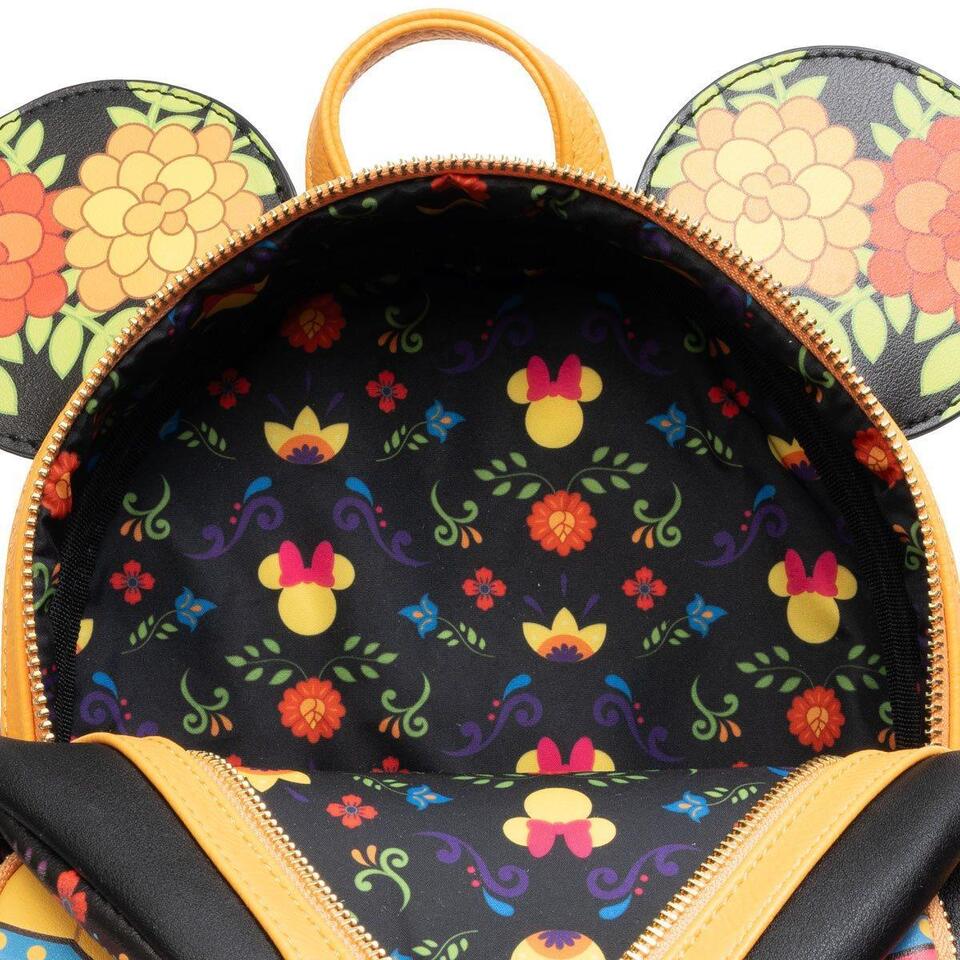A1 - LoungeFly- Minnie Mouse Dia de los Muertos Sugar Skull