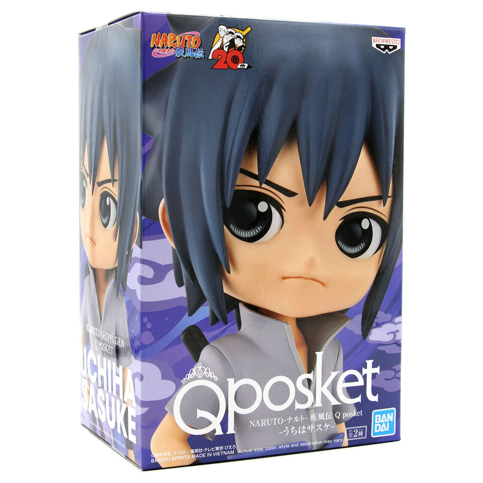 B1- Naruto Q Posket Figure - SASUKE UCHIHA VER. A