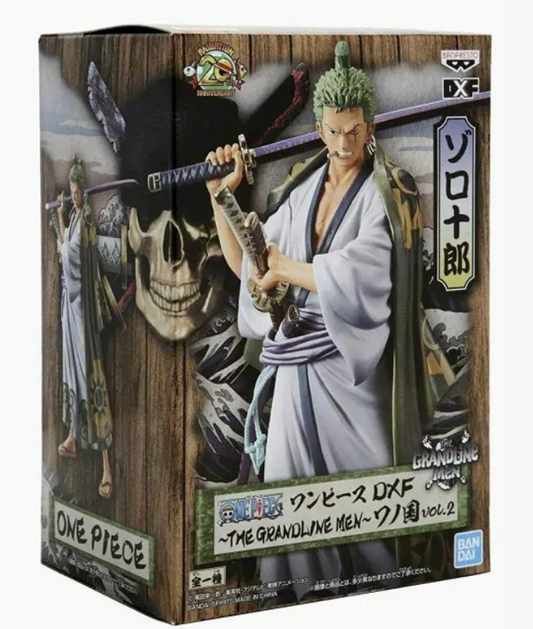 B1- One Piece Zoro The Grandline Men Wanokuni DXF Vol. 2 Statue