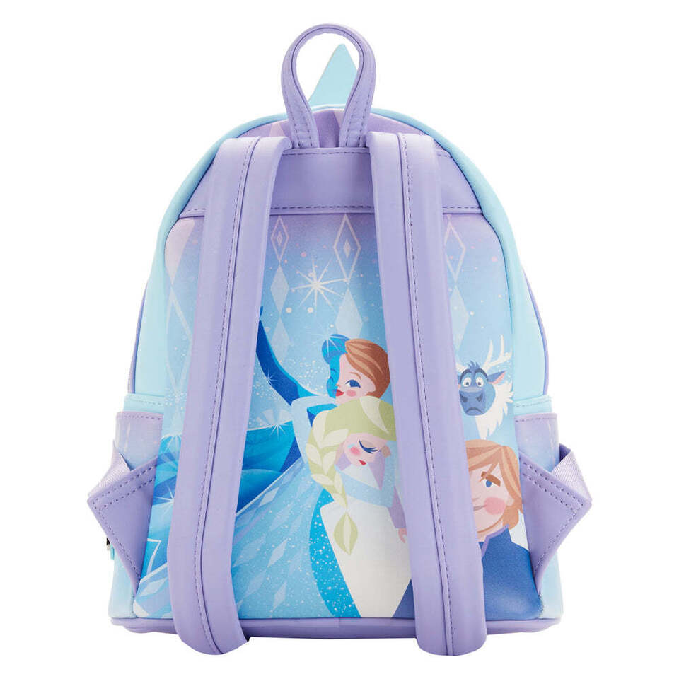 A1 Loungefly Disney Frozen Princess Castle Womens Mini Backpack