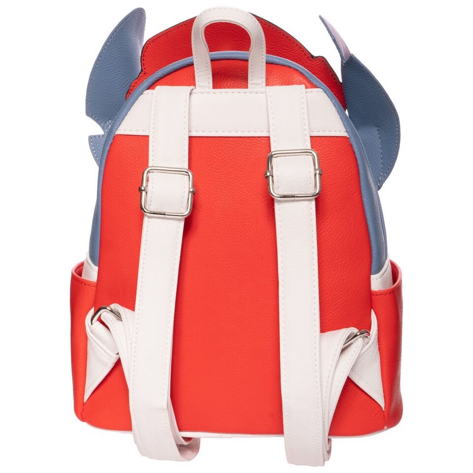 A1 Loungefly Lilo & Stitch Holiday Santa Stitch Mini Backpack