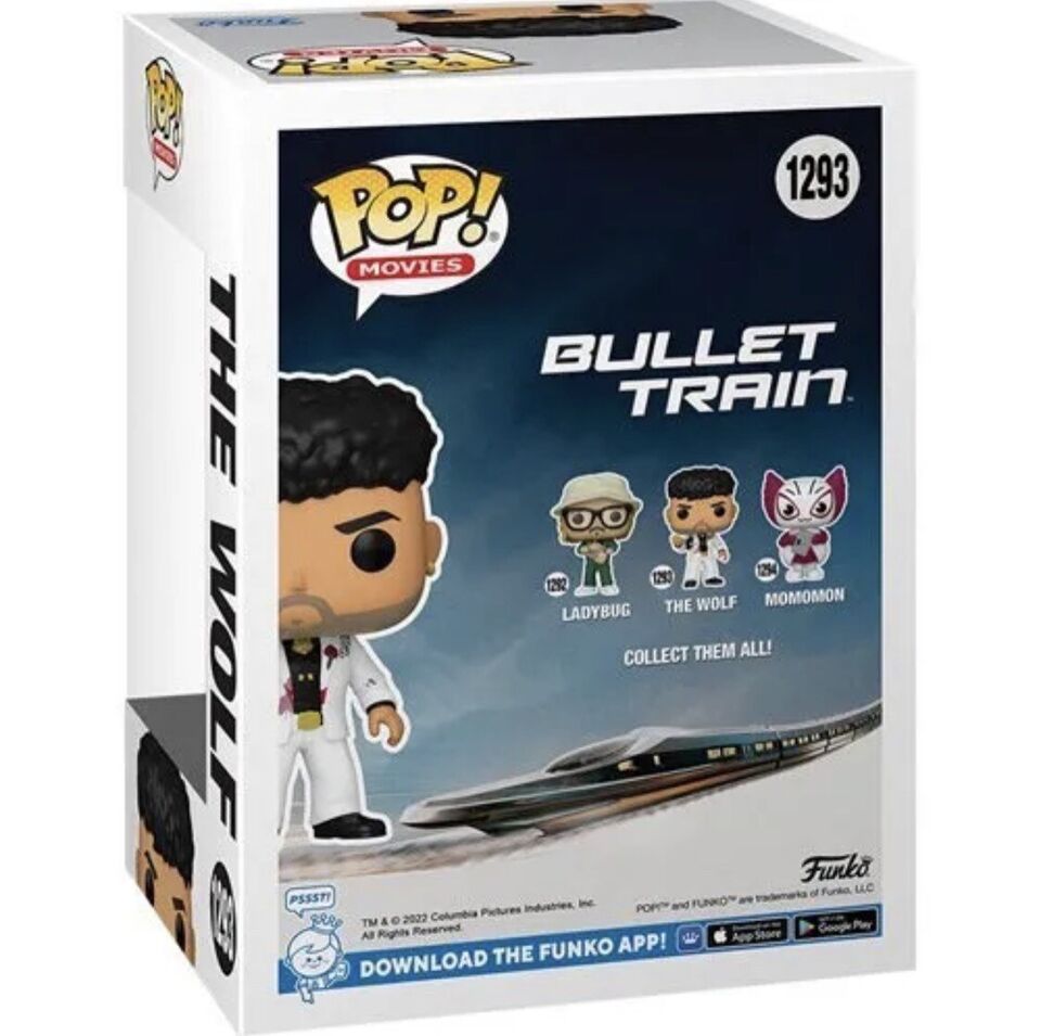 B1 - Funko Pop! The Wolf (Bad Bunny) Pop! Vinyl Figure #1293 Movies Bullet Train