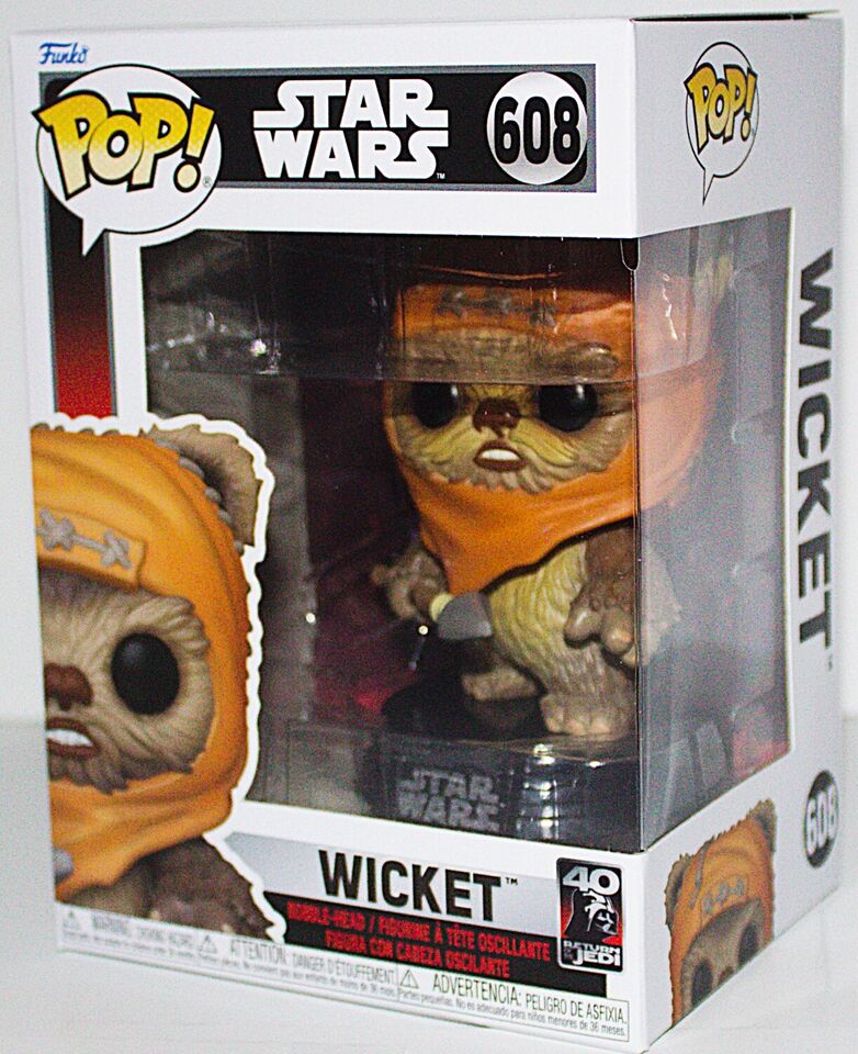 B1 - FUNKO POP! STAR WARS: Return of the Jedi 40th - Wicket Vinyl Figure Mint